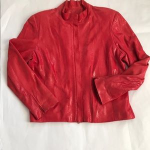 Jacket Red Color full JULIANA COLLEZIONE Size XL